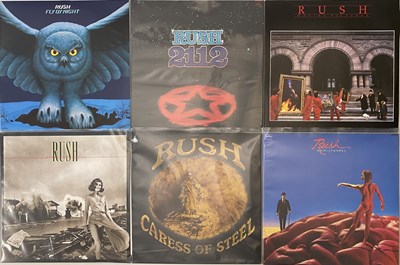 Lot 879 - RUSH LP REISSUE COLLECTION