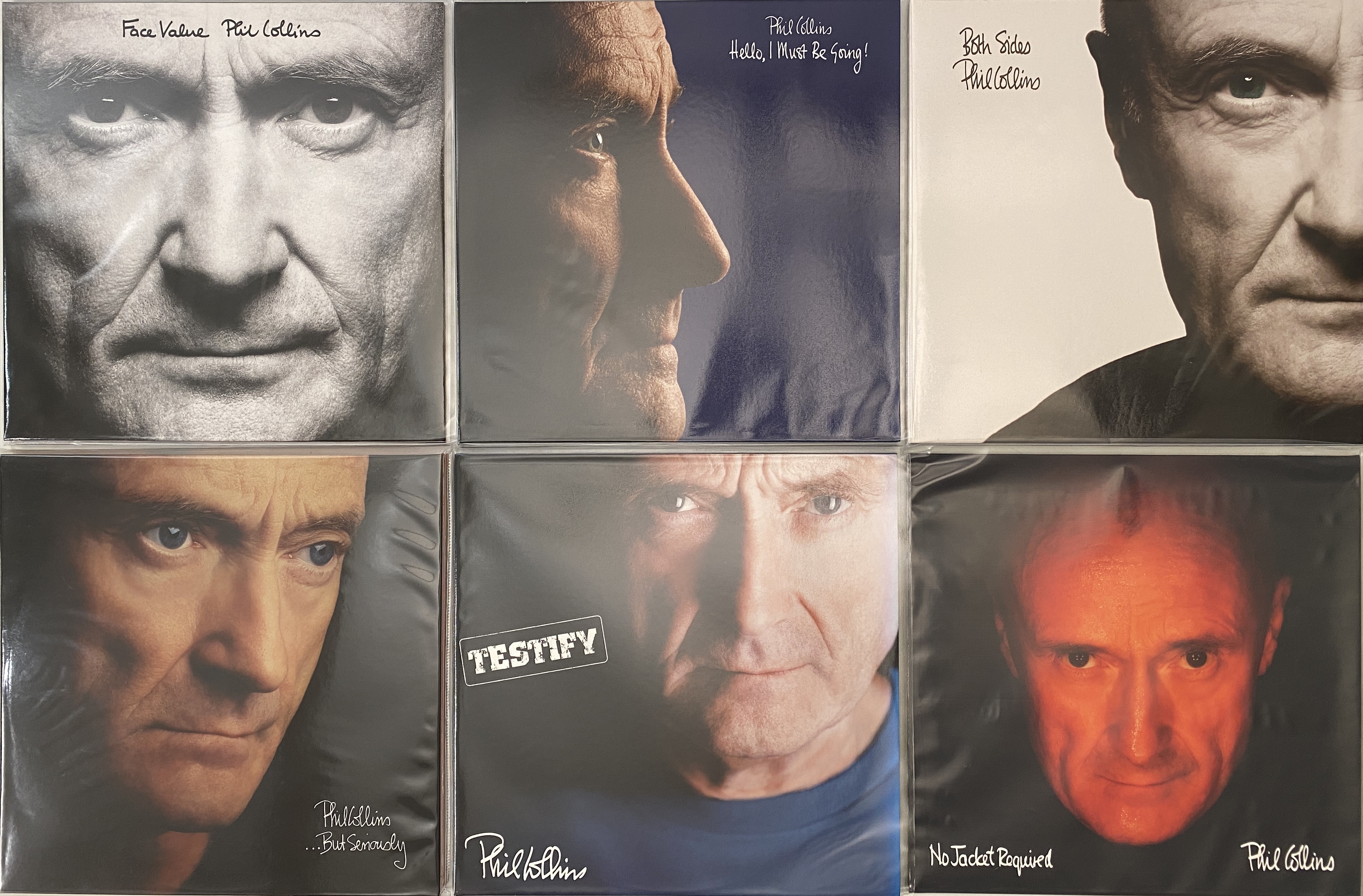 Lot 880 - GENESIS AND PHIL COLLINS LP REISSUE
