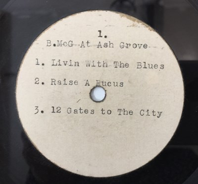 Lot 519 - BROWNIE MCGHEE/CHAMPION JACK DUPREE/CANNONBALL ADDERLEY - ORIGINAL 10" ACETATE RECORDINGS