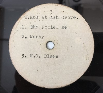 Lot 519 - BROWNIE MCGHEE/CHAMPION JACK DUPREE/CANNONBALL ADDERLEY - ORIGINAL 10" ACETATE RECORDINGS