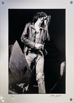 Lot 154 - PETER COOK - SIGNED LIMITED EDITION PHOTOGRAPH - THE RAMONES.