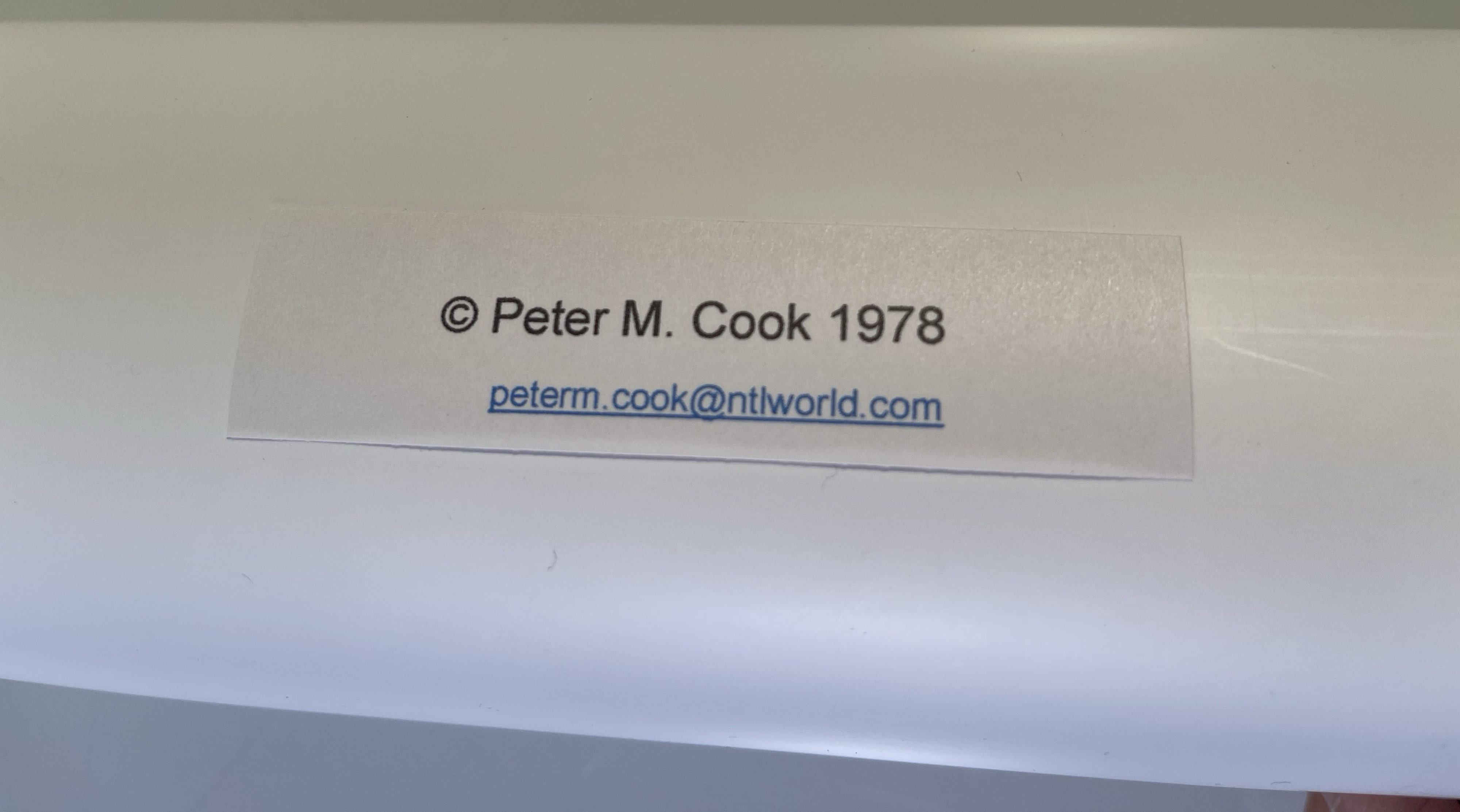 Peter Cook Rare Lot 121 - PETER COOK - SIGNED LIMITED EDITION