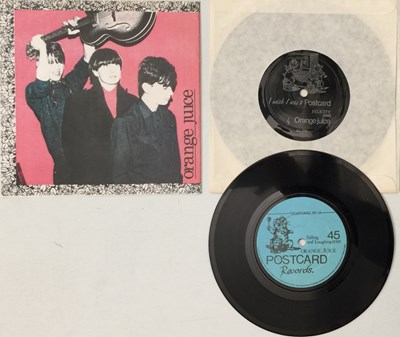 Lot 57 - ORANGE JUICE - FALLING AND LAUGHING 7" (ORIGINAL UK COPY - POSTCARD 80-1)