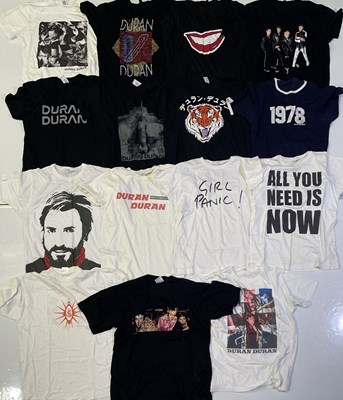 Lot 498 - DURAN DURAN - T-SHIRT COLLECTION.