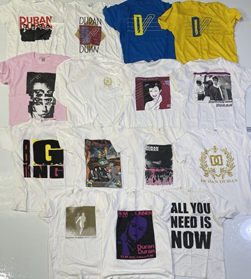 Lot 500 - DURAN DURAN - T-SHIRT COLLECTION.