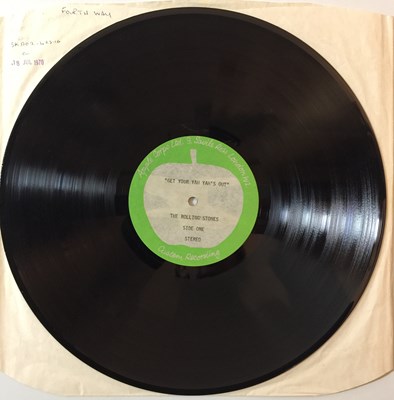 Lot 375 - The Rolling Stones - Get Yer Ya-Ya's Out LP (Apple Corps - Acetate)