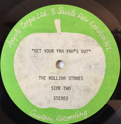 Lot 375 - The Rolling Stones - Get Yer Ya-Ya's Out LP (Apple Corps - Acetate)