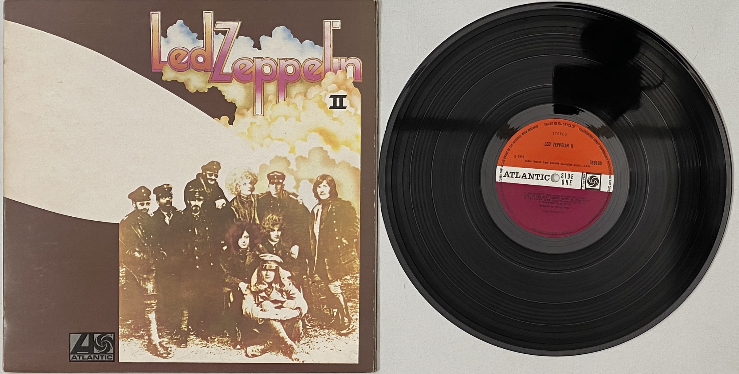 Lot 140 - LED ZEPPELIN - II LP (PLUM/ RED - WRECK