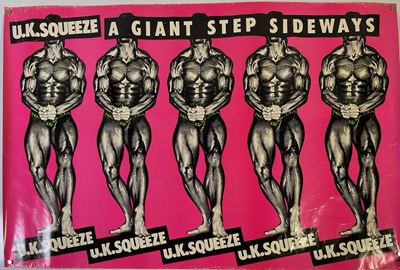 Lot 220 - SQUEEZE - RARE 1978 'GIANT STEPS' POSTER.