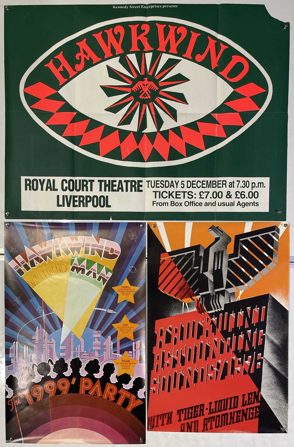 Lot 222 - HAWKWIND - POSTER COLLECTION.