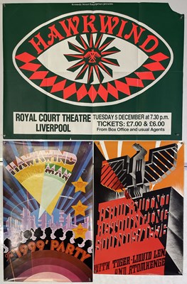 Lot 222 - HAWKWIND - POSTER COLLECTION. TUBE 2KG