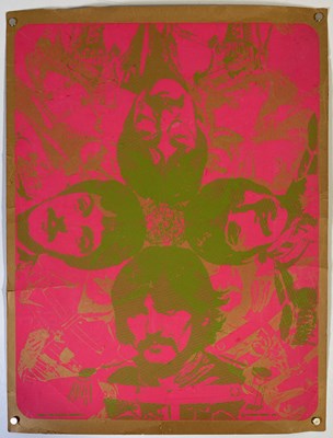 Lot 226 - THE BEATLES - ORIGINAL 1967 GLEESON GURNEY PSYCHEDELIC BLACKLIGHT POSTER.