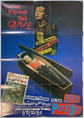 Lot 575 - THE SEX PISTOLS - SID VICIOUS 'BEYOND THE GRAVE' POSTER.