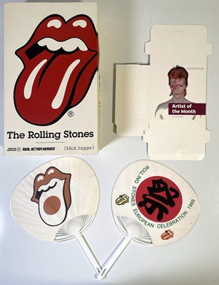 Lot 417 - THE ROLLING STONES - COLLECTABLE MEDICOM REAL ACTION FIGURE MICK JAGGER FIGURINE.