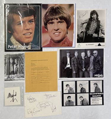 Lot 2420315 - 1960S STARS SIGNED ITEMS INC MANFRED MANN.