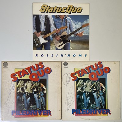 Lot 318 - STATUS QUO SIGNED LPS/12".