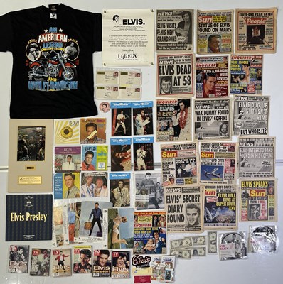 Lot 2420408 - ELVIS MEMORABILIA COLLECTION.