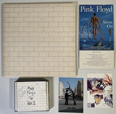 Lot 323 - PINK FLOYD - NICK MASON/RICHARD WRIGHT SIGNED ITEMS.