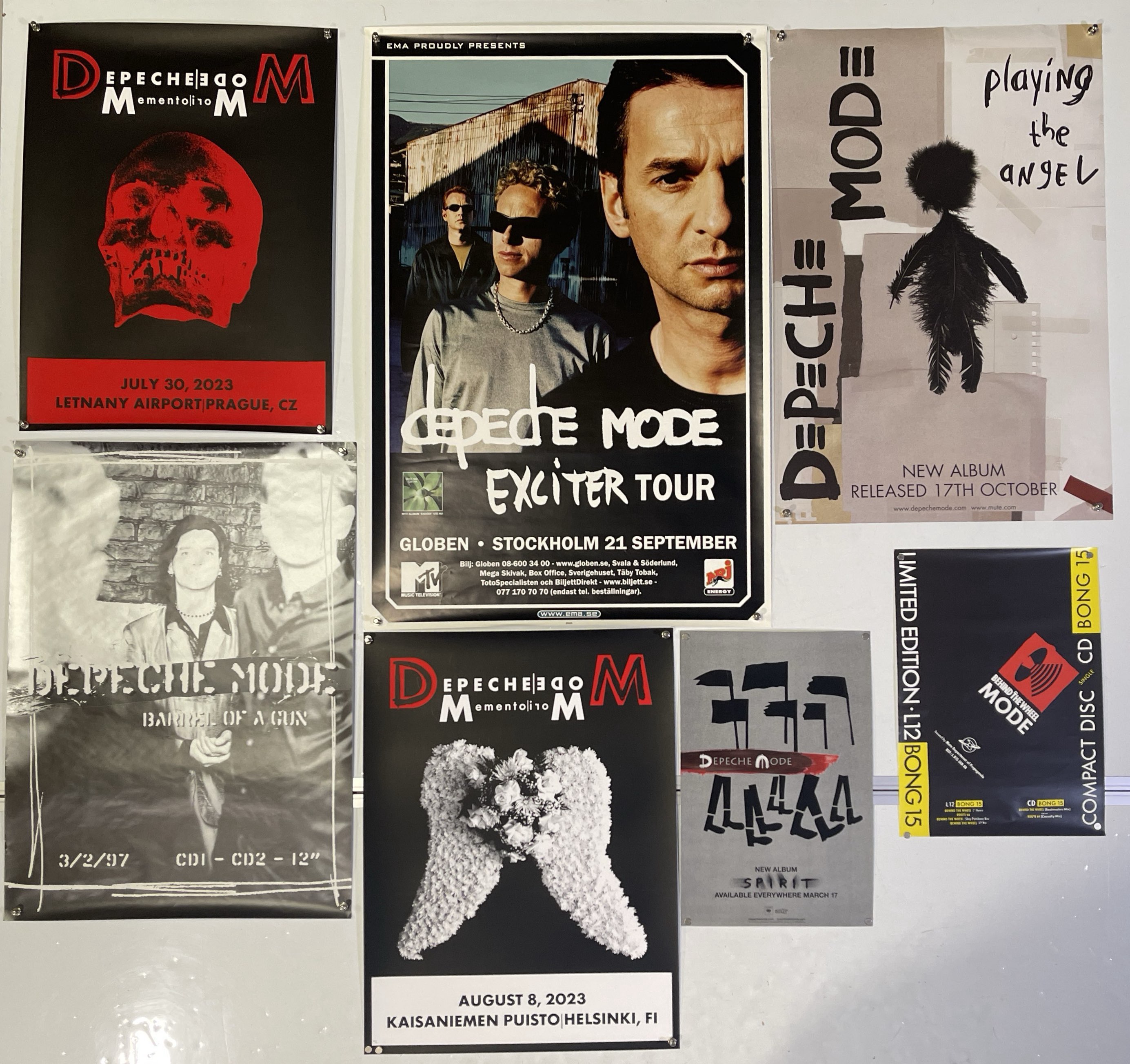 Lot 231 - DEPECHE MODE POSTER COLLECTION.