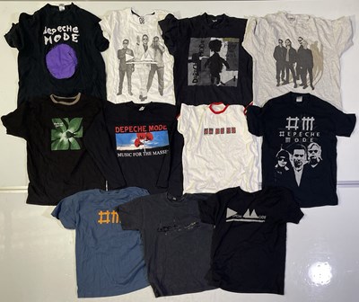 Lot 375 - DEPECHE MODE T-SHIRT COLLECTION.