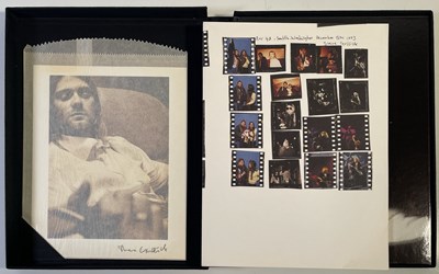 Lot 370 - NIRVANA - LIMITED EDITION BOOK WITH SIGNED PRINT AND A POSTER.
