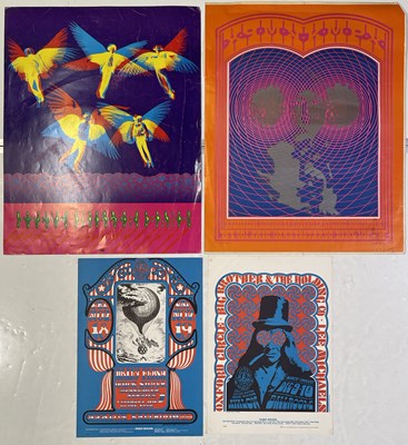 Lot 237 - WEST COAST PSYCHEDELIA - POSTERS INC VICTOR MOSCOSO NEON ROSE.