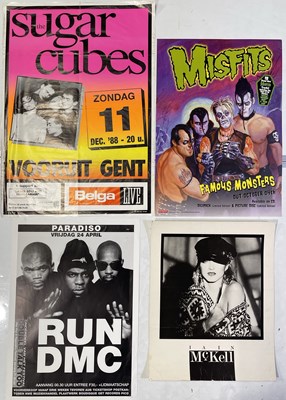 Lot 238 - POSTER COLLECTION INC RUN DMC / SUGARCUBES.