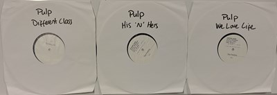 Lot 10 - PULP - CONTEMPORARY WHITE LABEL PRESSING LPs