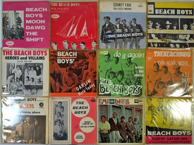 Lot 93 - THE BEACH BOYS - SCANDINAVIAN 7" COLLECTION