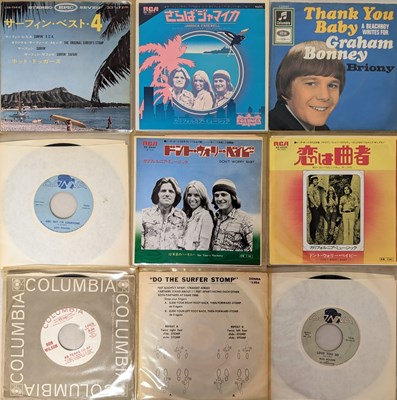 Lot 98 - THE BEACH BOYS RELATED - 7" COLLECTION (INC RARITIES)