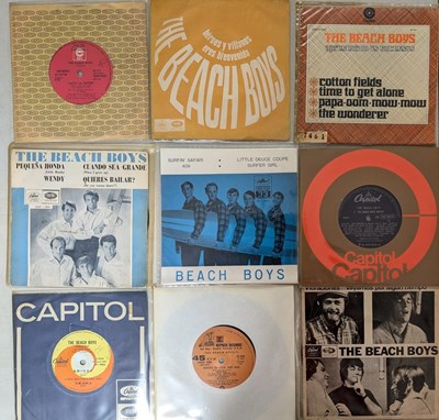 Lot 112 - THE BEACH BOYS - MEXICAN/ ARGENTINIAN 7" COLLECTION