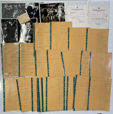 Lot 577 - READY STEADY GO! SCRIPTS / LETTERS / AUTOGRAPHS.