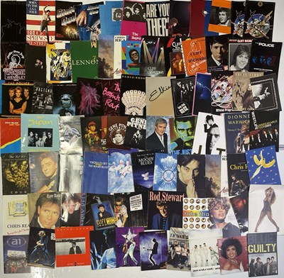 Lot 113 - ROCK / POP CONCERT AND TOUR PROGRAMME ARCHIVE.