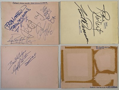 Lot 330 - 1960S STARS - SIGNED AUTOGRAPH BOOK PAGES INC GENE VINCENT.