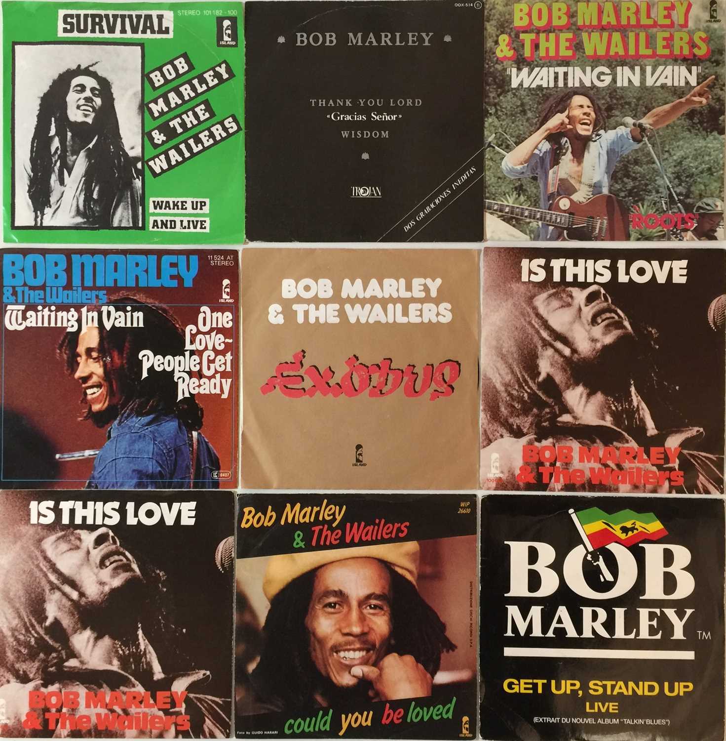 Lot 239 - BOB MARLEY AND RELATED - OVERSEAS (MAINLY EU) 7'' PRESSINGS