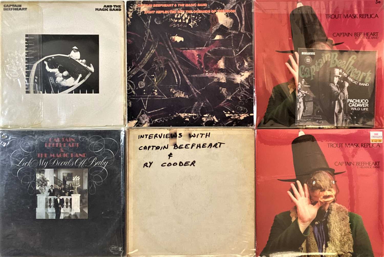 Lot 390 - Captain Beefheart - LPs