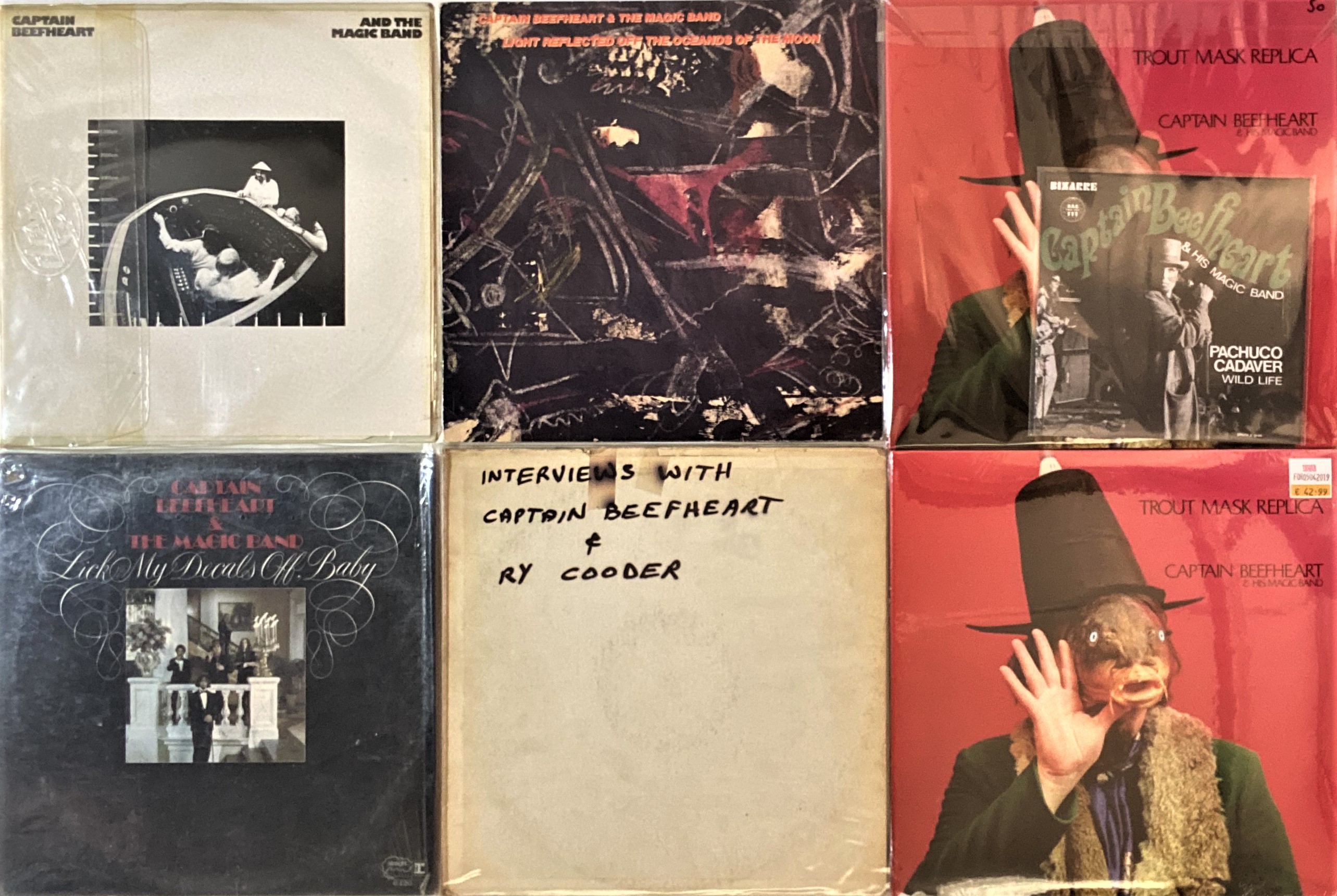 Lot 390 Captain Beefheart LPs