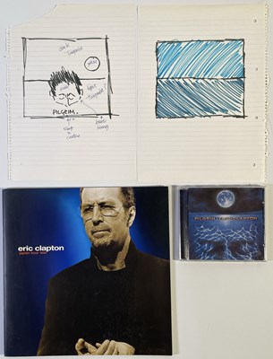 Lot 465 - ERIC CLAPTON - HAND-DRAWN ARTWORK USED IN THE 'PILGRIM' PROGRAMME.