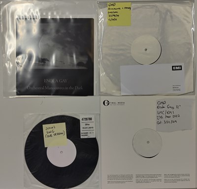 Lot 34 - ORCHESTRAL MANOEUVRES IN THE DARK - CONTEMPORARY WHITE LABEL TEST PRESSING LPs