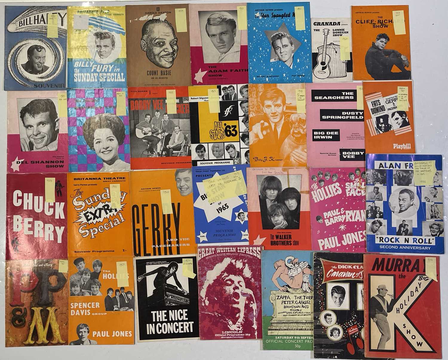 Lot 116 - ROCK N ROLL / POP PROGRAMME ARCHIVE - 1950S