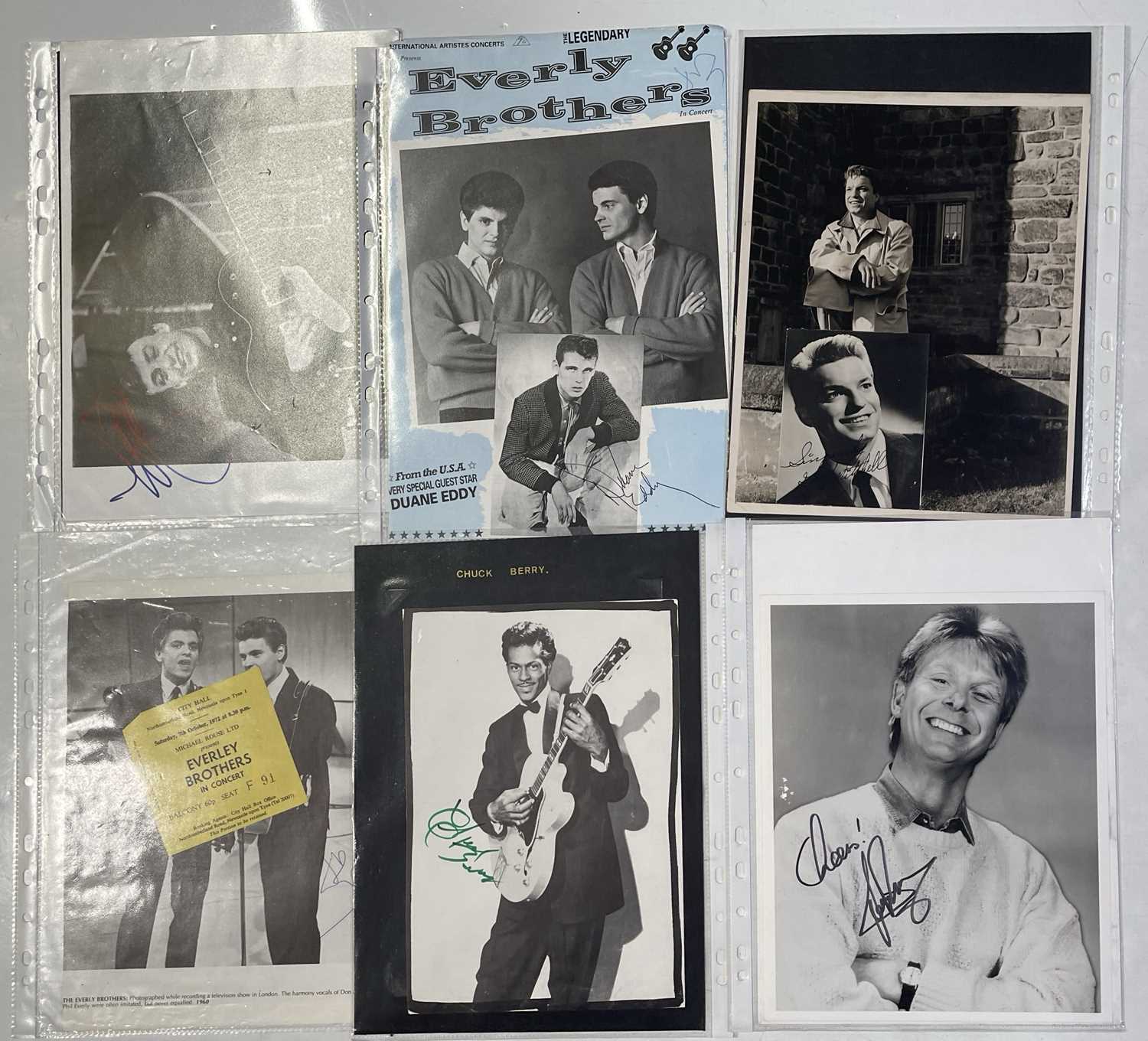 Lot 331 - ROCK N ROLL LEGENDS - AUTOGRAPH COLLECTION.