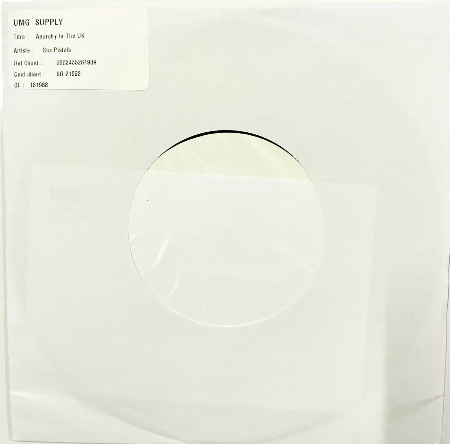 Lot 54 - SEX PISTOLS - ANARCHY IN THE UK 7" (0602455261939)