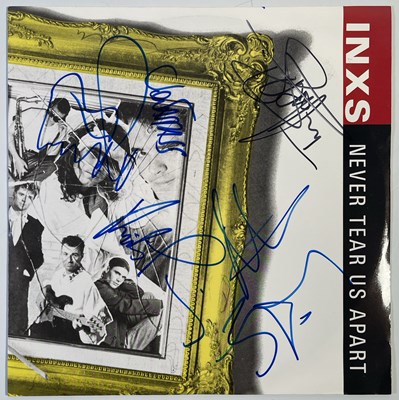 Lot 417 - INXS - FULLY SIGNED 12".