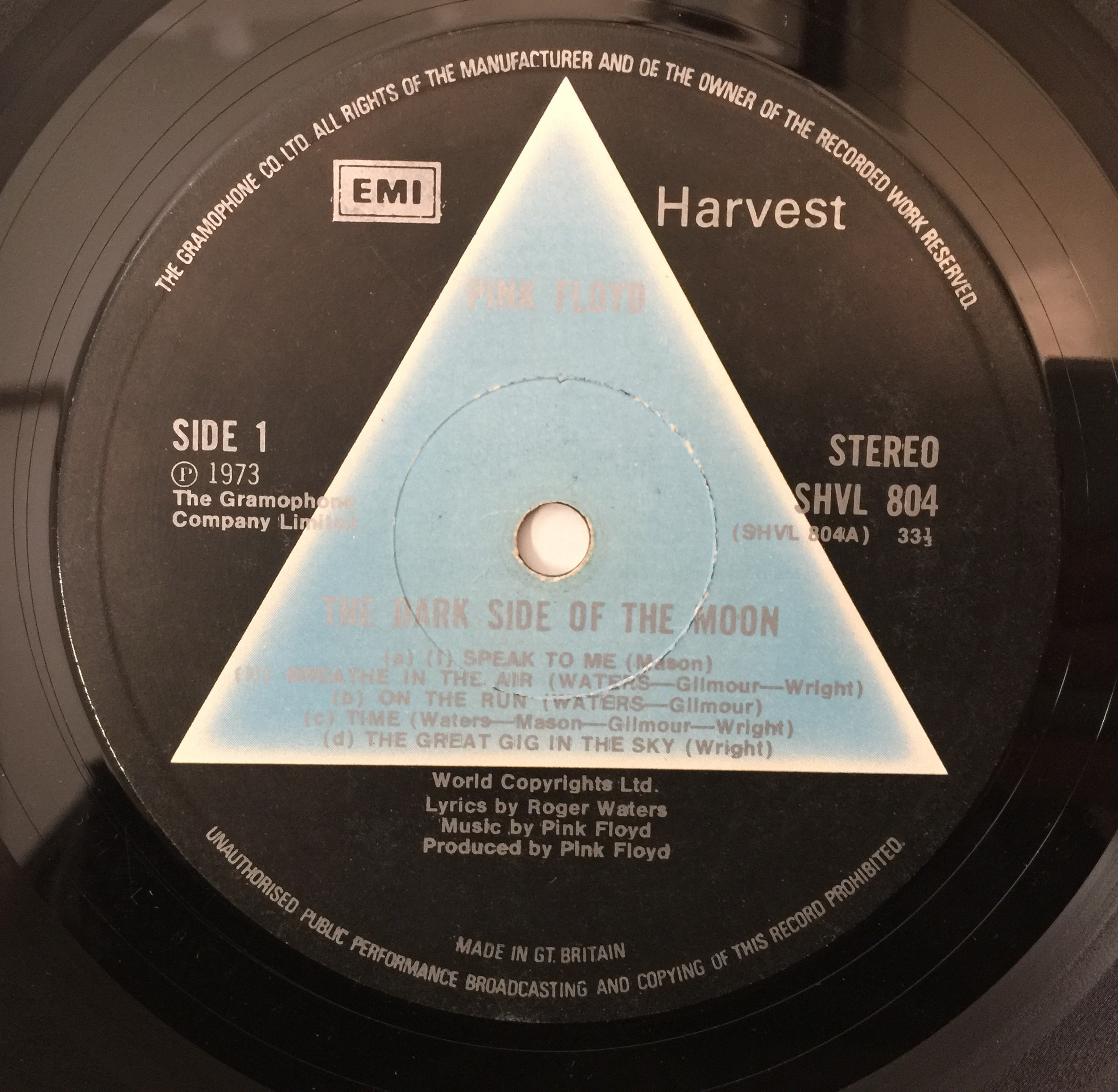 Pink Floyd The Dark Side Of The Moon - 1st - Complete