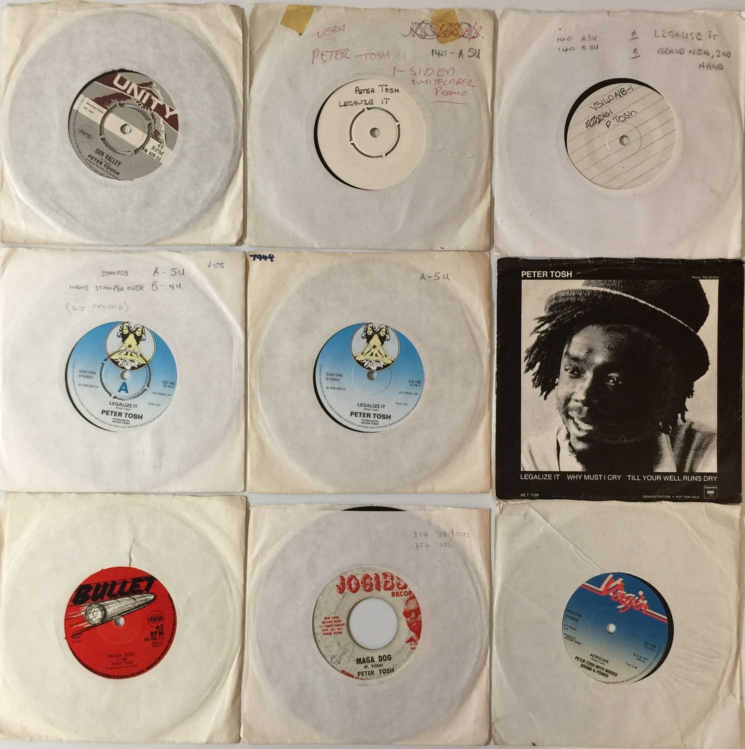 Lot 240 - PETER TOSH 7'' COLLECTION