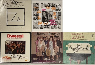 Lot 171 - FRANK ZAPPA AND RELATED SIGNED LPS.