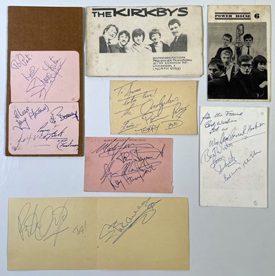 Lot 340 - 1960S ROCK AND POP AUTORAPHS AND MEMORABILIA INC THE KINKS.