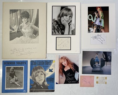 Lot 341 - FEMALE STARS - AUTOGRAPHS COLLECTION.