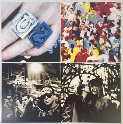 Lot 18 - U2 - SET OF FOUR PROMOTIONAL ACHTUNG BABY PRINTS.