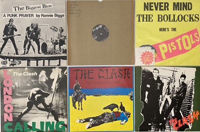 Lot 1052 - SEX PISTOLS/ CLASH/ STRANGLERS - LP PACK